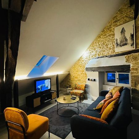 Appartement* Authentique Meuble Sarlat Coeur Ville 外观 照片