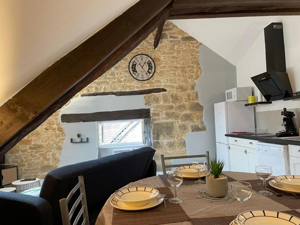 Appartement* Authentique Meuble Sarlat Coeur Ville 外观 照片